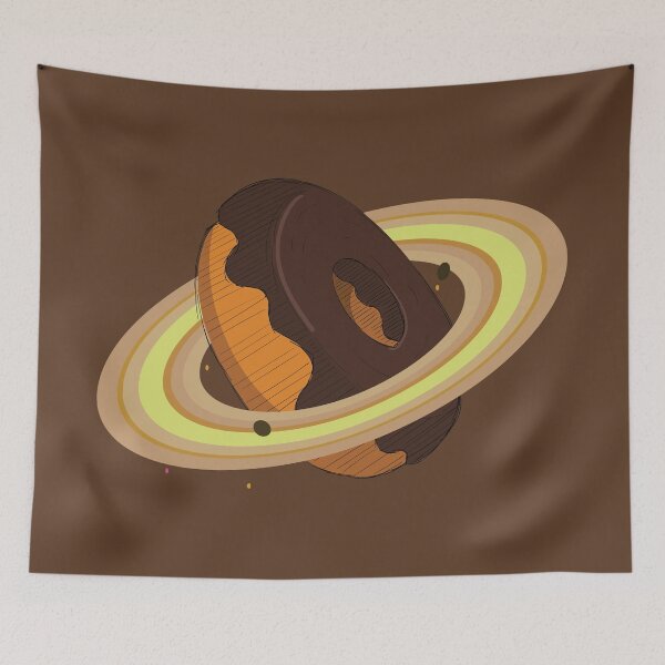 Item preview, Chocolate donut planet designed and sold by Donutlovers.