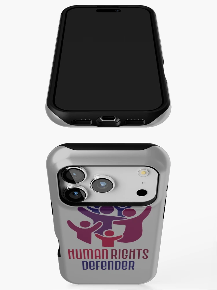 Thumbnail 3 of 4, iPhone Case, Human Rights Defender. Human Rights Day designed and sold by Rebel-Design.