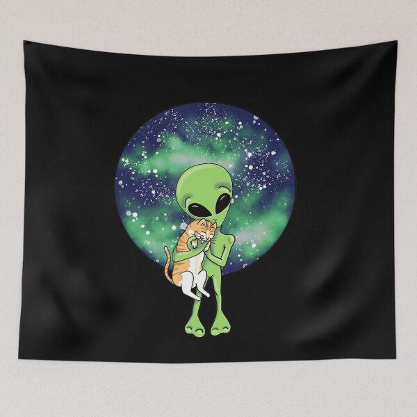 Item preview, Alien and the Cat designed and sold by GesineMartin.