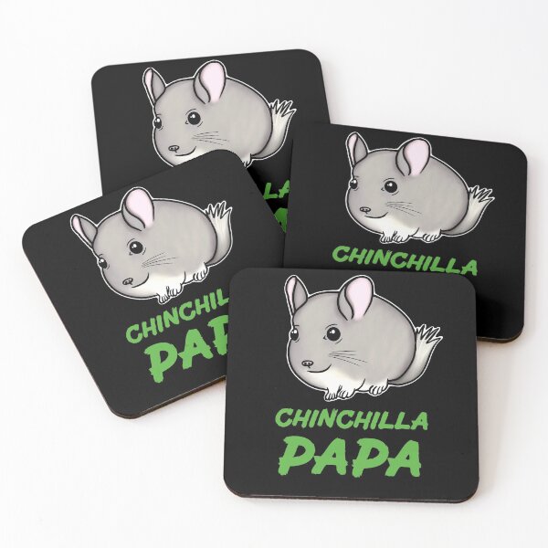 Item preview, Chinchilla Papa for Chinchilla Lovers, Green designed and sold by Mochi-Merch.