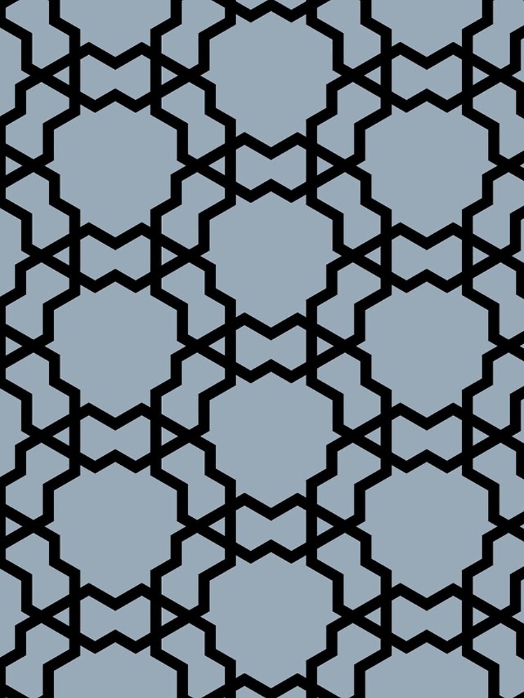 Aperçu 4 sur 4. Coque iPhone avec l'œuvre Black and Blue Minimal Shape Tile Pattern Coordinates w/ HGTV 2022 Color of the Year Aleutian HGSW3355 - Colour Trends - Hue - Shades créée et vendue par ColorOfTheYears.
