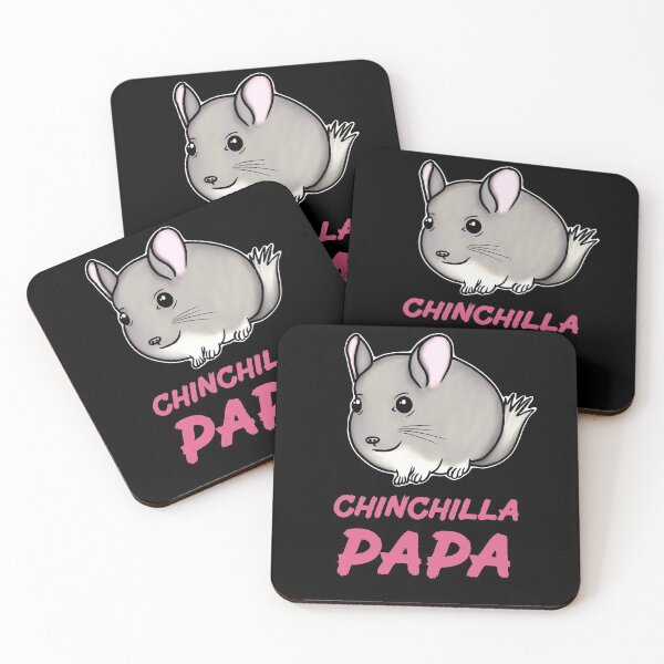 Item preview, Chinchilla Papa for Chinchilla Lovers, Pink designed and sold by Mochi-Merch.