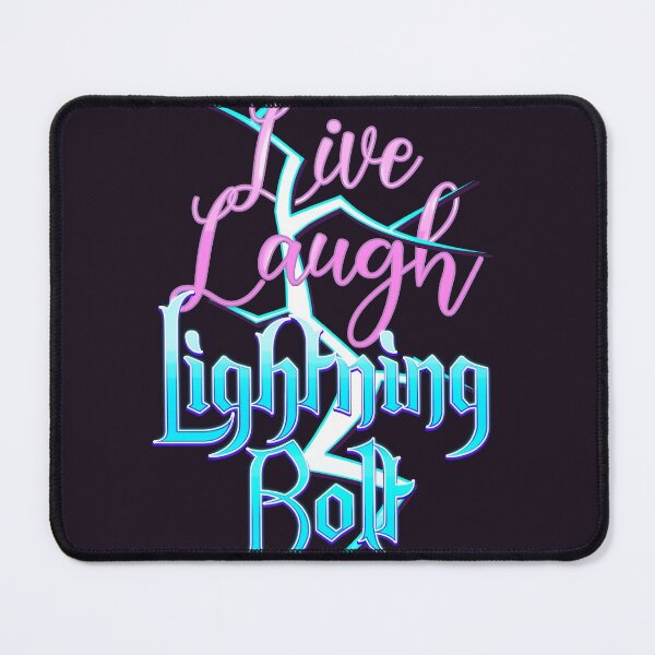 Item preview, Live Laugh Lightning Bolt designed and sold by sheepwave.