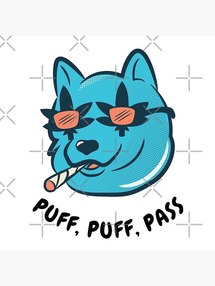 "PUFF PUFF PASS" Poster for Sale by SudeeshArt Redbubble