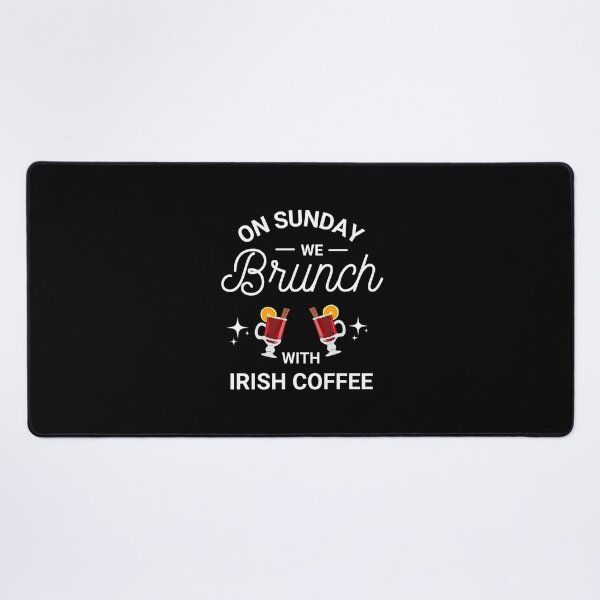 Item preview, On Sunday We Brunch With Irish Coffee - Sunday Brunch Funny designed and sold by ExploreTheStore.