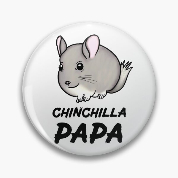 Item preview, Chinchilla Papa for Chinchilla Lovers, Black designed and sold by Mochi-Merch.