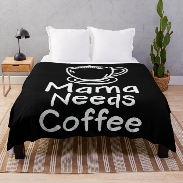 Item preview, Mama Needs Coffee - Trendy Coffee Illustration Gift For Coffee Lovers designed and sold by Prince - Bestseller ★★★★★.