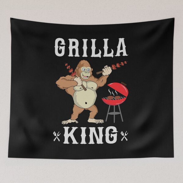 Item preview, Grilla King: Gorilla Barbequing  designed and sold by Momona-design.