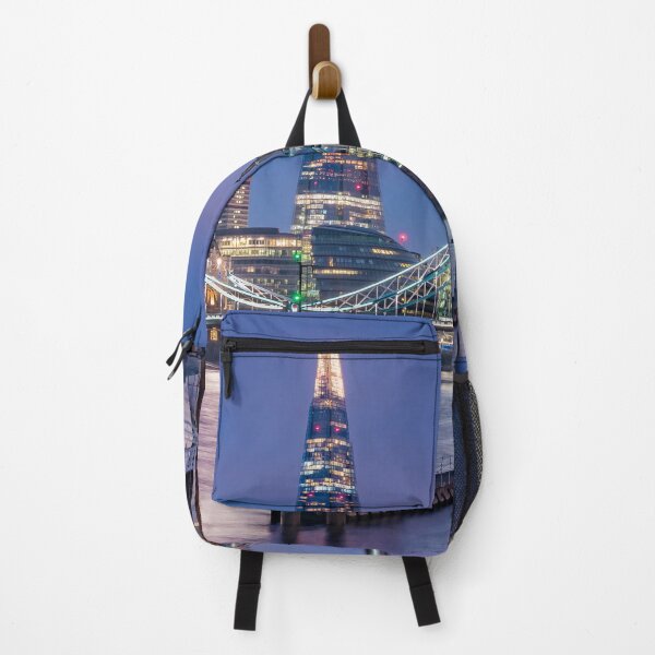 Item preview, Tower Bridge photo print, London skyline and Shard at night designed and sold by SvetlanaSF.