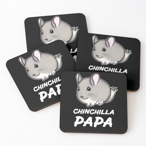 Item preview, Chinchilla Papa for Chinchilla Lovers, White designed and sold by Mochi-Merch.