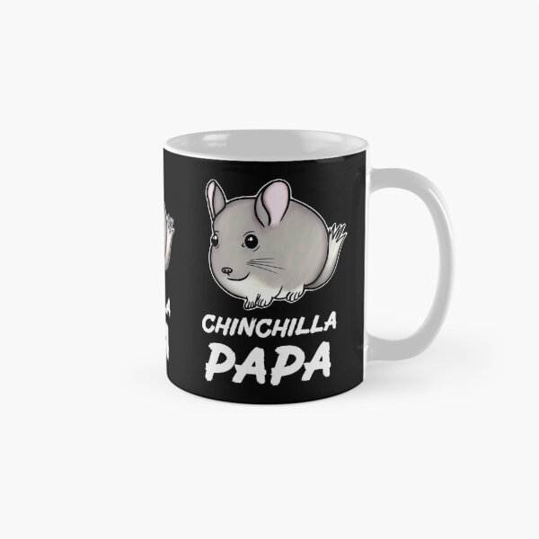 Item preview, Chinchilla Papa for Chinchilla Lovers, White designed and sold by Mochi-Merch.