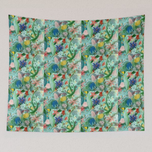 Item preview, Wild flowers at play designed and sold by Tonyasartprints.