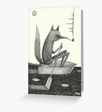 Across The Lake Greeting Card