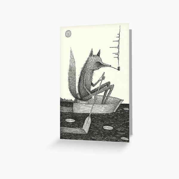 Across The Lake Greeting Card