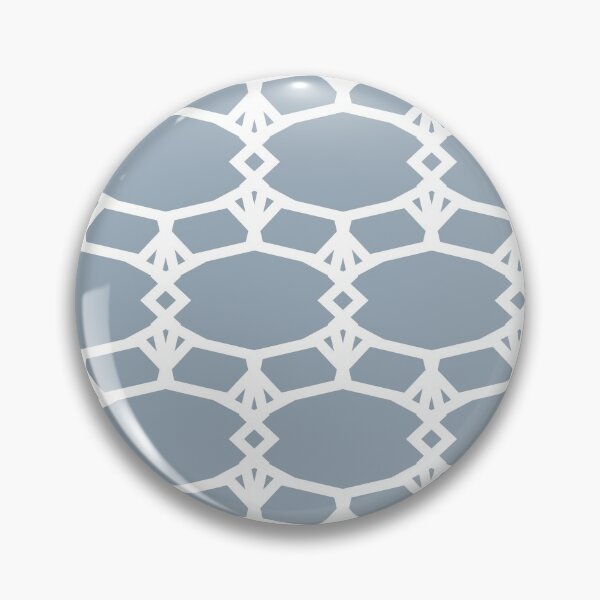 Item preview, Blue and White Ornamental Shape Pattern 5 Coordinates w/ HGTV 2022 Color of the Year Aleutian HGSW3355 - Colour Trends - Hue - Shades designed and sold by ColorOfTheYears.