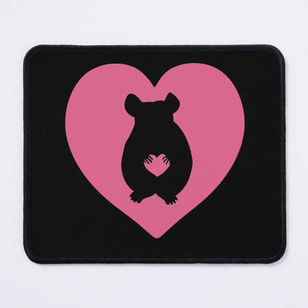Item preview, Chinchilla Heart Silhouette for Chinchilla Lovers, Pink designed and sold by Mochi-Merch.