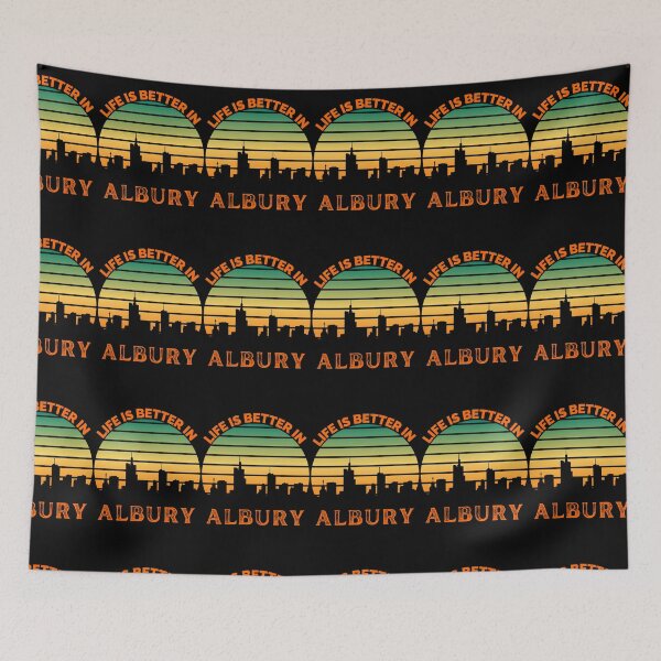 Item preview, Life Is Better In Albury - Albury Skyline - Albury Skyline City Travel & Adventure Lover designed and sold by ExploreTheStore.