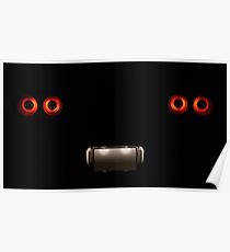Nissan Skyline R33 GT-R Lights Poster