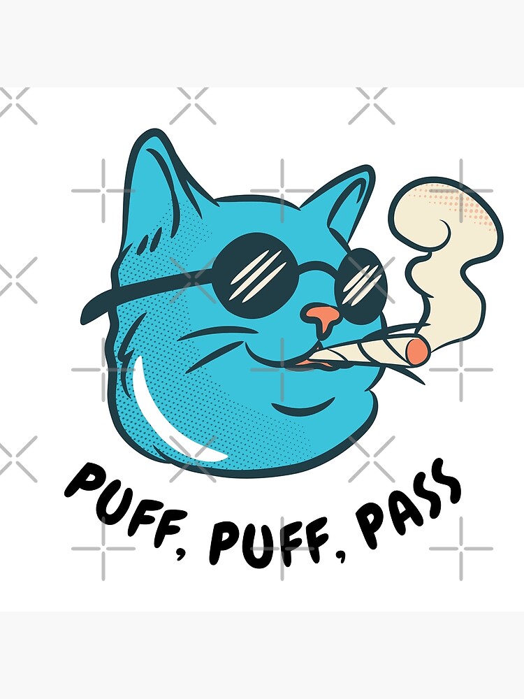 Puff Puff Pass (Green) | Postcard