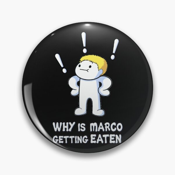Item preview, why is Marco getting eaten   designed and sold by AYbesClothing.