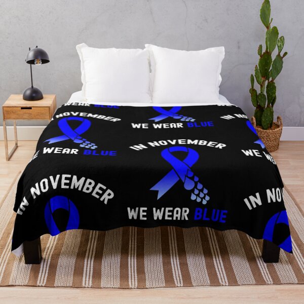 Item preview, In November We Wear Blue, World Diabetes Day designed and sold by SportyDogShop.