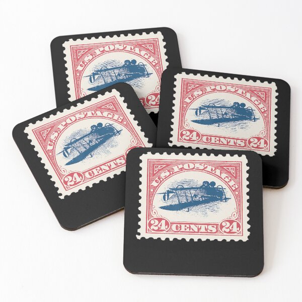 Item preview, Inverted Jenny Stamps 24 Cent Rare 1918 US Postage Stamp designed and sold by HeribertHansen.