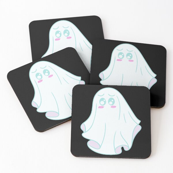 Item preview, Cute Kawaii Shy Ghost of Halloween designed and sold by My-Queens-Store.