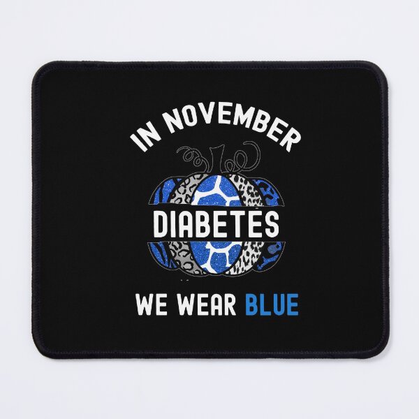 Item preview, In November We Wear Blue, World Diabetes Day designed and sold by SportyDogShop.