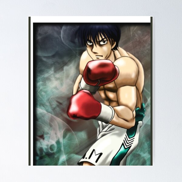 ICHIRO MIYATA, HAJIME NO IPPO, Anime Stars 3.0, BW,  Canvas Print for  Sale by Black Kitsune Argentina