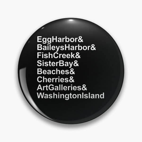 Item preview, Door County Wisconsin Ampersand List designed and sold by artfulnotebook.