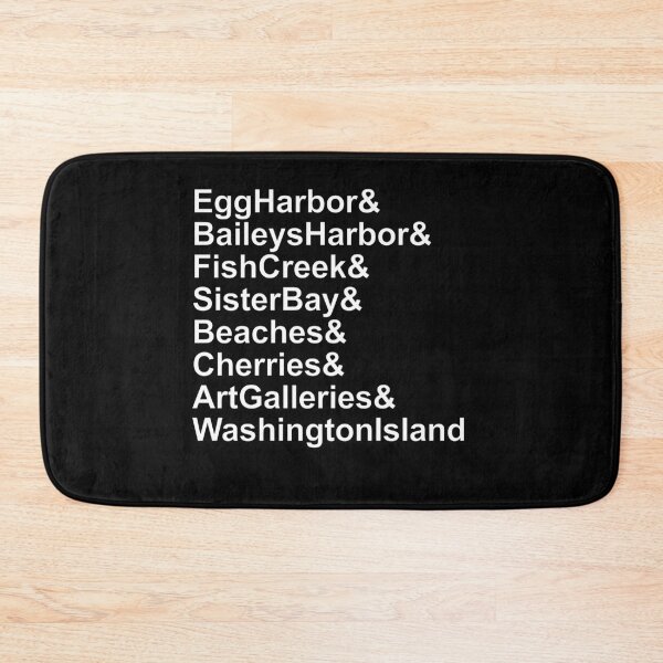 Item preview, Door County Wisconsin Ampersand List designed and sold by artfulnotebook.