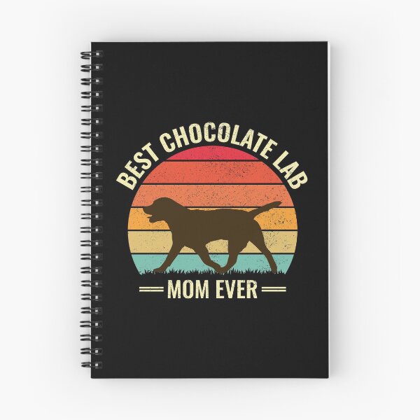 Artikelvorschau, Chocolate Labrador Retriever Lab Mom Vintage Retro entworfen und verkauft von CuteDesigns1.