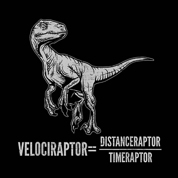 Artwork thumbnail, Distance Raptor Time Raptor Velociraptor by dyerpuckett