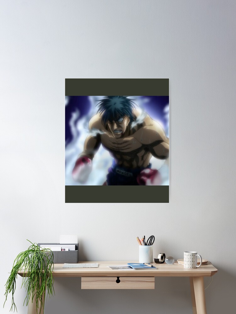 Angry Takamura Boxer Mounted Print by LarcherNoel in 2023