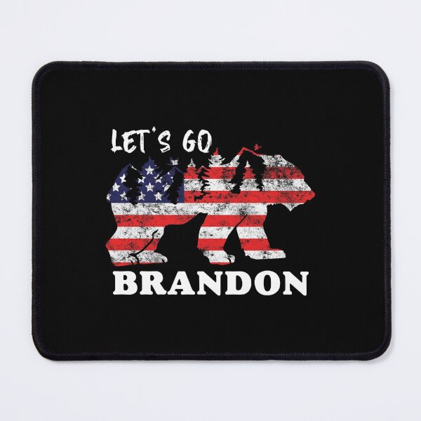 Item preview, Lets Go Brandon Mountain Bear American flag impeach biden design for Men, Women, Funny Quote lover designed and sold by Unicorny-Design.