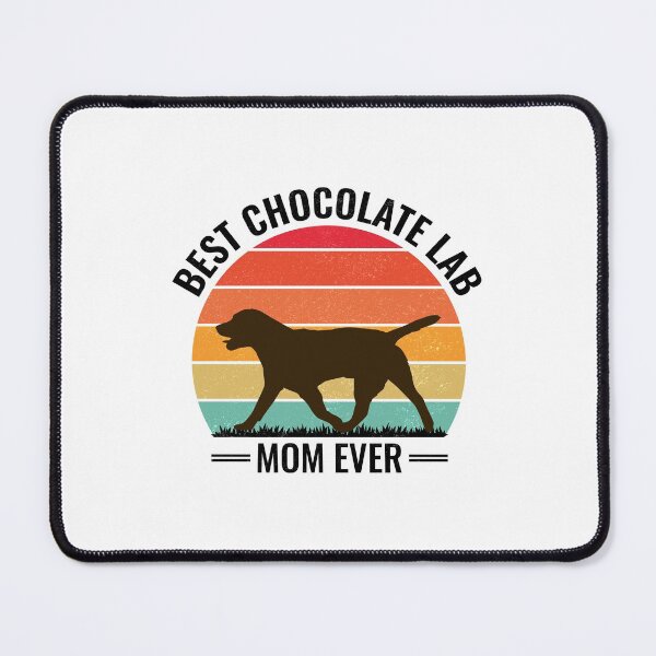 Item preview, Chocolate Labrador Retriever Lab Mom Vintage Retro designed and sold by CuteDesigns1.