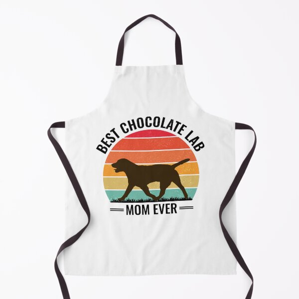 Item preview, Chocolate Labrador Retriever Lab Mom Vintage Retro designed and sold by CuteDesigns1.