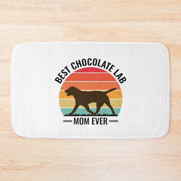 Item preview, Chocolate Labrador Retriever Lab Mom Vintage Retro designed and sold by CuteDesigns1.