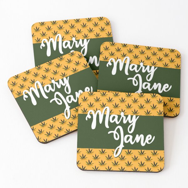Item preview, Mary Jane Weed Leaf Pattern ~ Dark Green designed and sold by SoccaTamam.