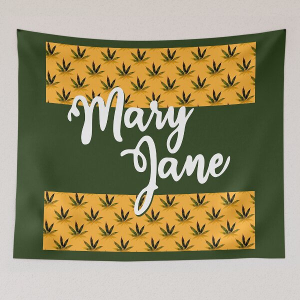 Item preview, Mary Jane Weed Leaf Pattern ~ Dark Green designed and sold by SoccaTamam.
