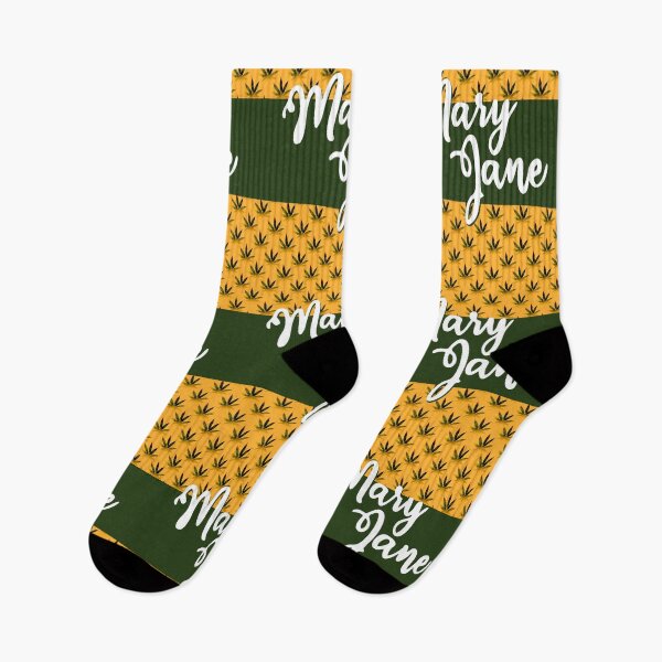 Item preview, Mary Jane Weed Leaf Pattern ~ Dark Green designed and sold by SoccaTamam.
