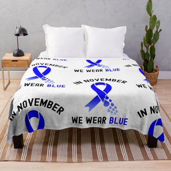 Item preview, In November We Wear Blue, World Diabetes Day designed and sold by SportyDogShop.