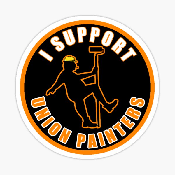 Proud to Be A Union Painter' Bumper Sticker #BP-211