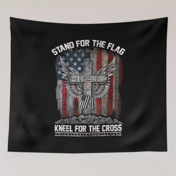 Item preview,  For Proudly Stand Flag Kneel Cross designed and sold by idabry.