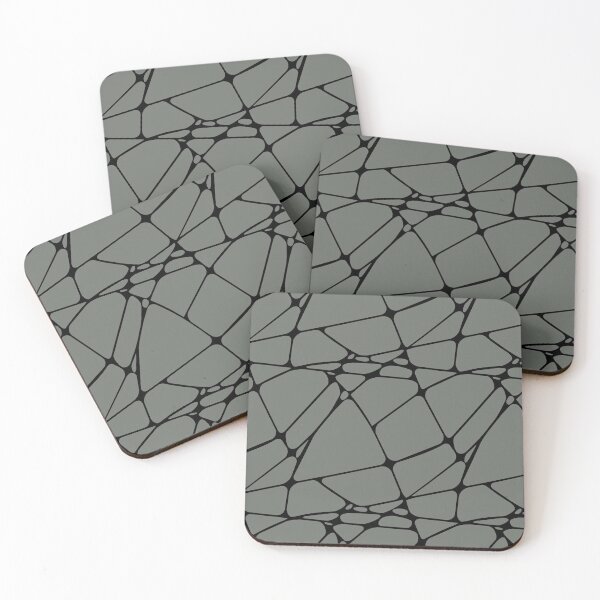 Item preview, Black and Gray Abstract Mosaic Pattern 1 Pairs HGTV 2022 Popular Color HGTV Retreat HGSW3283 - Colour Trends - Hues designed and sold by ColorOfTheYears.