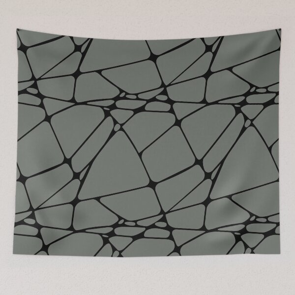 Item preview, Black and Gray Abstract Mosaic Pattern 1 Pairs HGTV 2022 Popular Color HGTV Retreat HGSW3283 - Colour Trends - Hues designed and sold by ColorOfTheYears.