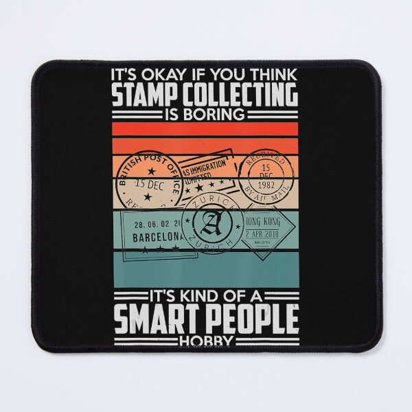 Item preview, Retro Stamp Collecting Design For Postal Stamp Collector designed and sold by HeribertHansen.