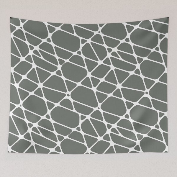 Item preview, White and Gray Abstract Mosaic Pattern 2 Pairs HGTV 2022 Popular Color HGTV Retreat HGSW3283 - Colour Trends - Hues designed and sold by ColorOfTheYears.