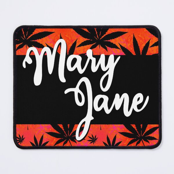 Item preview, Mary Jane Weed Leaf Pattern ~ Dark Orange designed and sold by SoccaTamam.