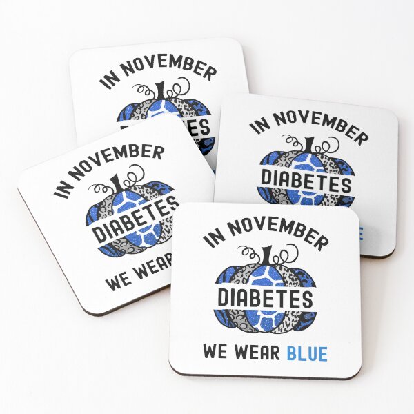 Item preview, In November We Wear Blue, World Diabetes Day designed and sold by SportyDogShop.